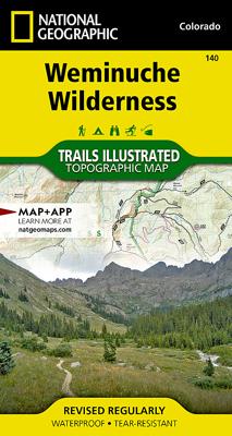 Wandelkaart 140 Weminuche Wilderness /CO | National Geographic