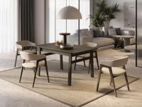 Verlengbare eettafel PLOTY 149>269 cm donkere eik