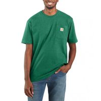 Carhartt K87 Pocket Short Sleeve North Woods Heather T-Shirt Heren - thumbnail