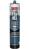 Soudal Fix - All Flexi | Lijm- en voegkit | Wit | 290 ml - 105029