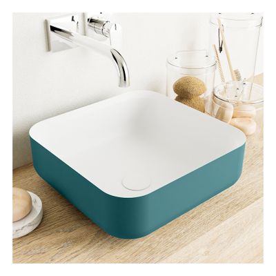 Waskom Mondiaz Binx | 36x13x36 cm | Solid Surface | Vrijstaand | Vierkant | Smag
