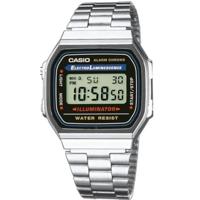 Unisex horloge Casio A168W-1 Zwart Zilverkleurig (Ø 36 mm)