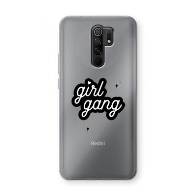 Girl Gang: Xiaomi Redmi 9 Transparant Hoesje