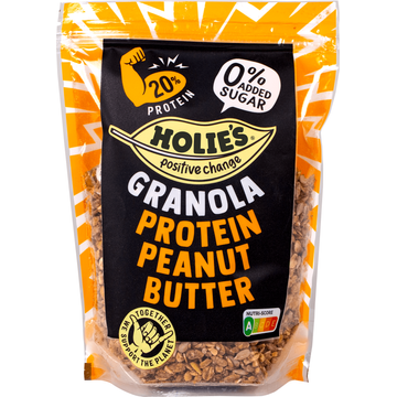Holie&apos;s Granola Protein Peanut Butter 350g bij Jumbo