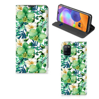 Samsung Galaxy A31 Smart Cover Orchidee Groen - thumbnail