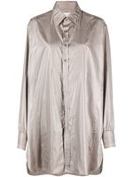 Maison Margiela chemise oversize à manches longues - Gris