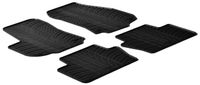 Rubbermatten passend voor Opel Zafira B van 2005 tot 2011 (T-Design 4-delig + montageclips) GL0084 - thumbnail