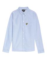 Lyle & Scott winter oxford shirt jongens - blauw Lyle & Scott winter oxford shirt jongens - blauw