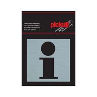 Bord Alulook Informatie - 80x80 mm zelfklevend.