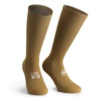 Assos spring/fall sokken bronze ash unisex 0