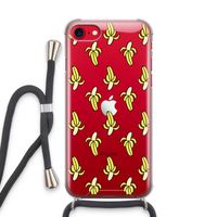 Bananas: iPhone SE 2020 Transparant Hoesje met koord