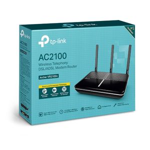 TP-LINK Archer VR2100v(DE) WiFi-router Geïntegreerd modem: VDSL2, VDSL, ADSL, ADSL2+ 2.4 GHz, 5 GHz 1 GBit/s