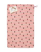 HEMA Takkie en Siepie strandlaken 110x175cm microvezel (rood)