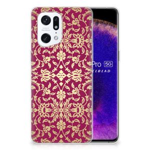 Siliconen Hoesje OPPO Find X5 Pro Barok Pink