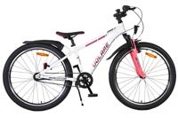 Volare xc race kinderfiets - 24 inch - nexus 3 - wit/roze