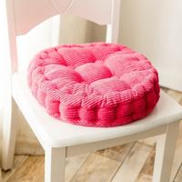 Verdikte ronde computer Stoelkussen vloermatten voor Office klas Home grootte: 43x43cm (Rose rood) Verdikte ronde computer Stoelkussen vloermatten voor Office klas Home grootte: 43x43cm (Rose rood)