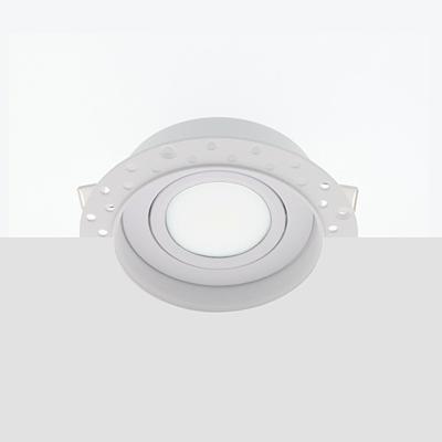 Bella Ondiepe LED inbouw 40mm trimless spot kantelbaar 5Watt rond WIT IP65 dimbaar - interne driver