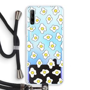 Spiegeleitjes: Huawei P Smart Pro Transparant Hoesje met koord