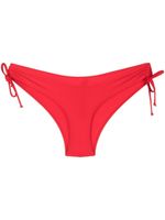 Moschino maillot de bain froncé à lien de resserrage - Rouge - thumbnail