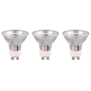 LED Lamp - Trion Rova - Set 3 Stuks - GU10 Fitting - 5W - Warm Wit 3000K - Dimbaar