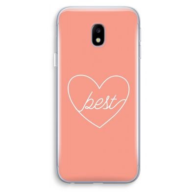 Best heart: Samsung Galaxy J3 (2017) Transparant Hoesje