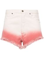 Alanui short en jean Bright Hues - Tons neutres