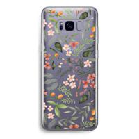 Sweet little flowers: Samsung Galaxy S8 Transparant Hoesje - thumbnail