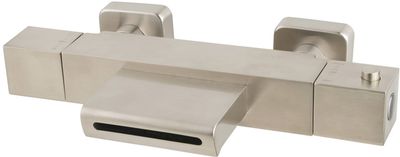 Saqu Cubo Rainfall badmengkraan 30x16,5x5,9cm staal geborsteld