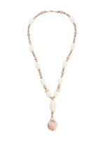 Christian Dior Pre-Owned collier à perles ovales (années 1980) - Blanc