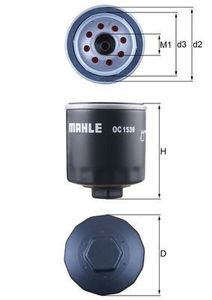 Oliefilter OC1539