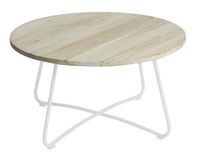 Lily coffee table diameter80,5x43 cm stonewhite - Max&Luuk