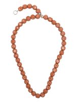 Jil Sander collier à perles - Marron - thumbnail