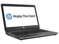 HP mt41 Mobile Thin Client Mobiele thin client 35,6 cm (14") AMD A4 8 GB DDR3L-SDRAM 16 GB SSD Windows Embedded Standard 7E Zilver - thumbnail
