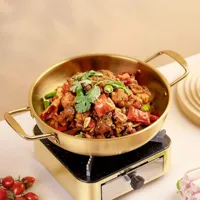 GastroPan - Roestvrijstalen Saus- & Paellapan met Handgreep GastroPan - Roestvrijstalen Saus- & Paellapan met Handgreep