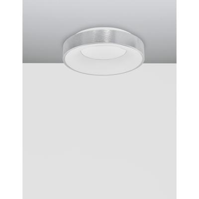 Lyora PlafondlampRando Thin zilvergrijs Ø 38cm - 9353834