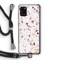 Terrazzo N°9: Samsung Galaxy A31 Transparant Hoesje met koord