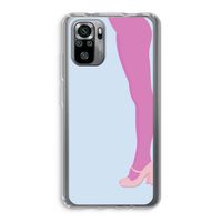 Pink panty: Xiaomi Redmi Note 10S Transparant Hoesje