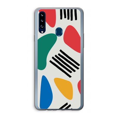 Illustratieve pop 1: Samsung Galaxy A20s Transparant Hoesje