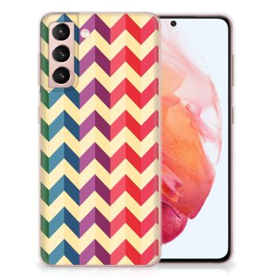Samsung Galaxy S21 | TPU bumper | Zigzag Multi Color