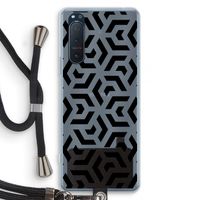 Crazy pattern: Sony Xperia 5 II Transparant Hoesje met koord