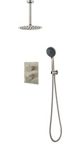 Saniclear Exclusive volledig 304 RVS inbouw regendouche 20cm met 3 standen handdouche plafondmontage