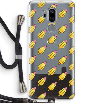 Waterijsjes: LG G7 Thinq Transparant Hoesje met koord