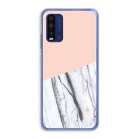 A touch of peach: Xiaomi Redmi 9T Transparant Hoesje