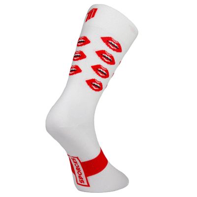 Sporcks Kiss White fietssokken L