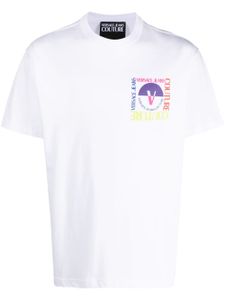 Versace Jeans Couture t-shirt à logo imprimé - Blanc