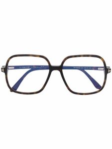 TOM FORD Eyewear lunettes de vue à monture carrée - Marron