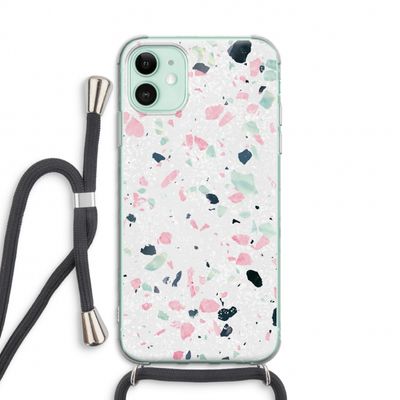 Terrazzo N°3: iPhone 11 Transparant Hoesje met koord