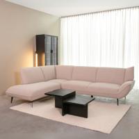 LABEL51 Hoekbank 'Pesaro' Links, Bouclé, kleur Naturel