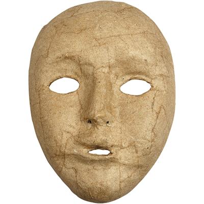 Creativ Company Volledig masker, h: 17,5 cm, b: 12,5 cm, 1 stuk