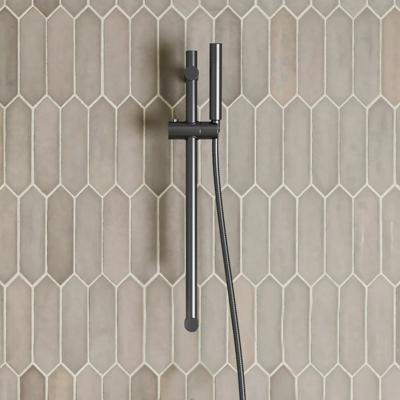 Glijstang set SaniClear Iron | 60 cm | Incl.Handdouche en Doucheslang | Verouderd ijzer - gunmetal